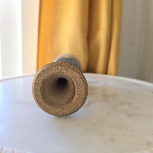 Hand Made Ceramic Pedestal  Goblet Vase - Picture 4 of 6